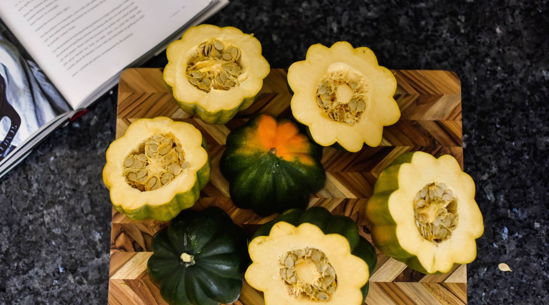 Baked Squash with Garlic Cream Sauce Recipe