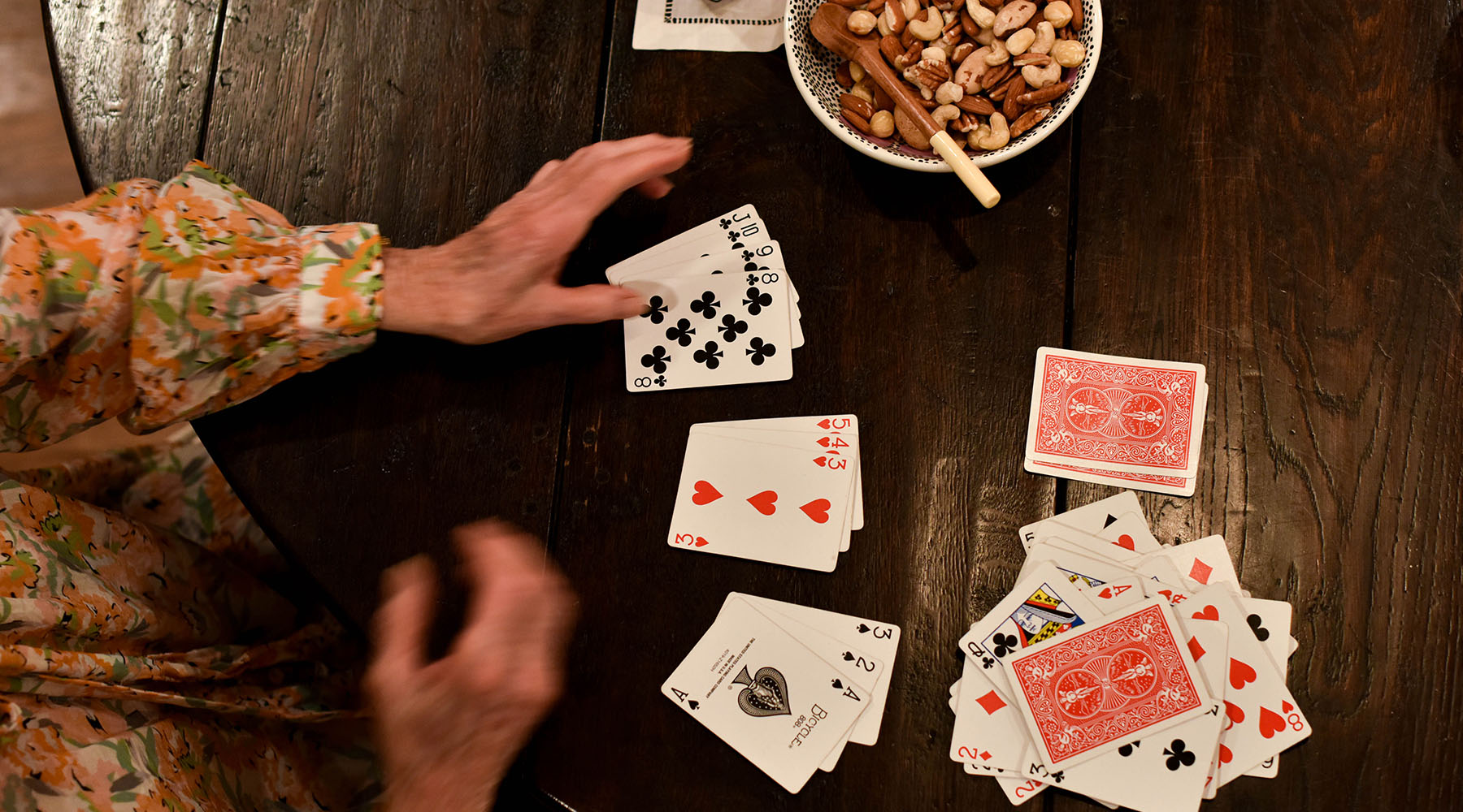 Winning Night of Cards Gathering