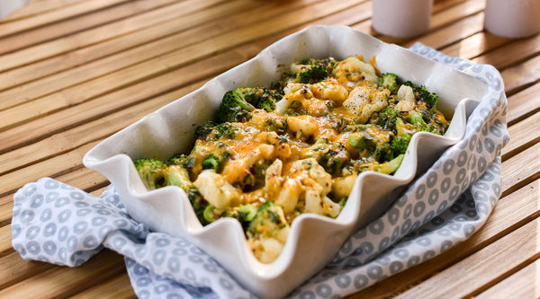 Broccoli & Cauliflower Gratin Recipe