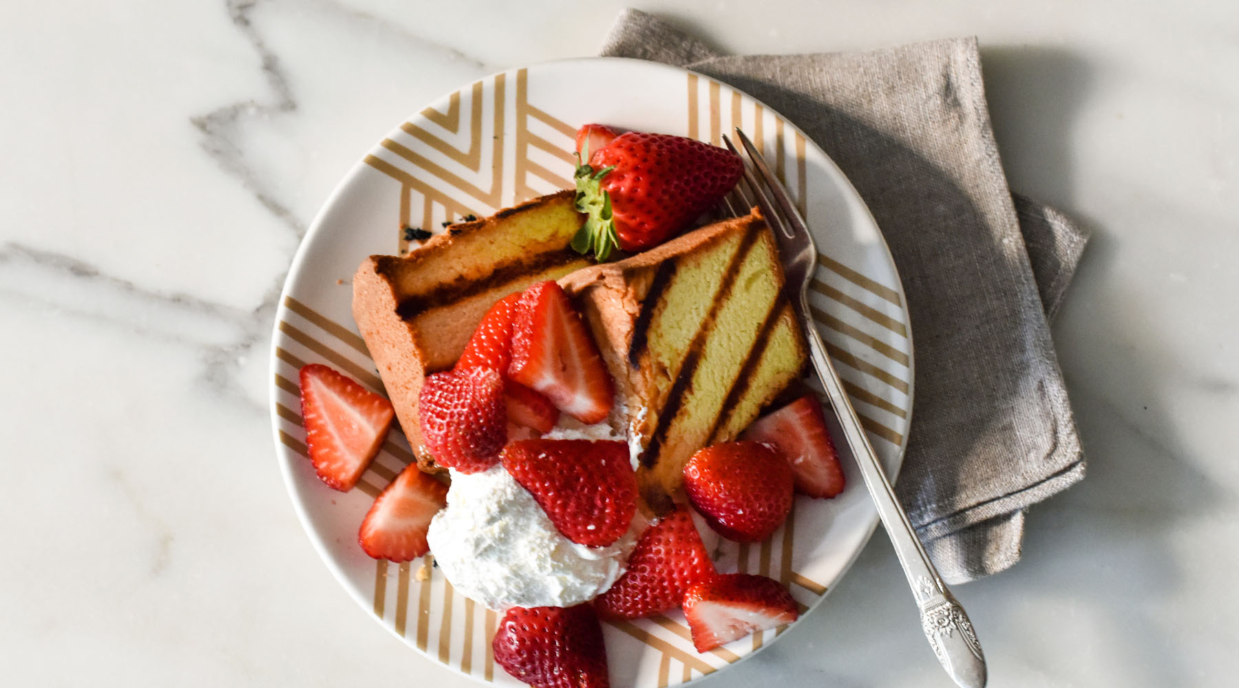 Grilled Pound Cake Recipe