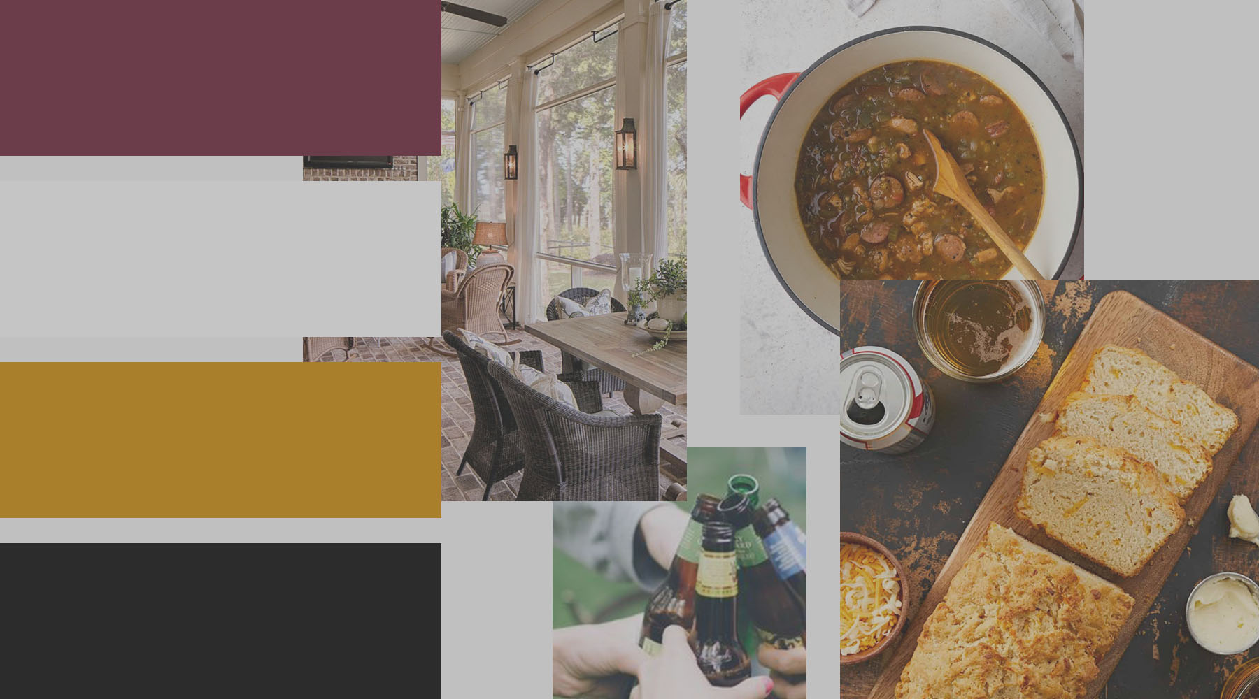 Mood Board: Gumbo & the Game | Coton Colors