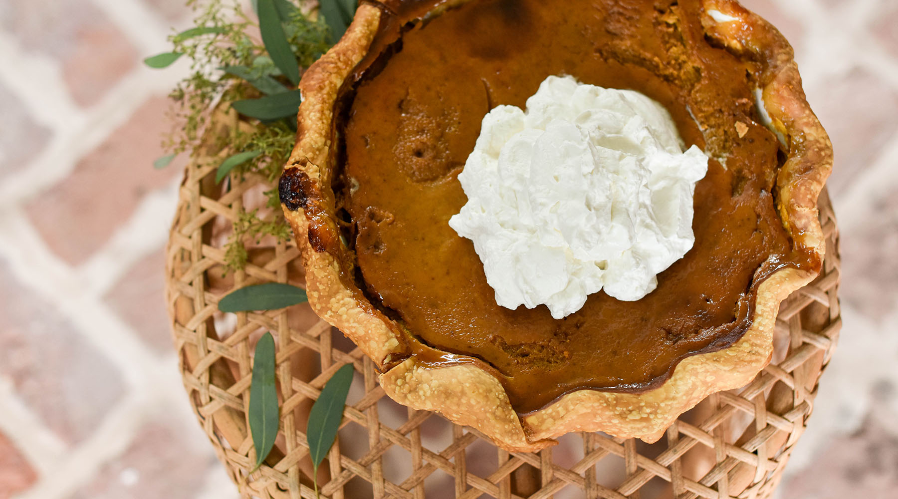 Pumpkin Pie with Bourbon Whipped Cream Recipe