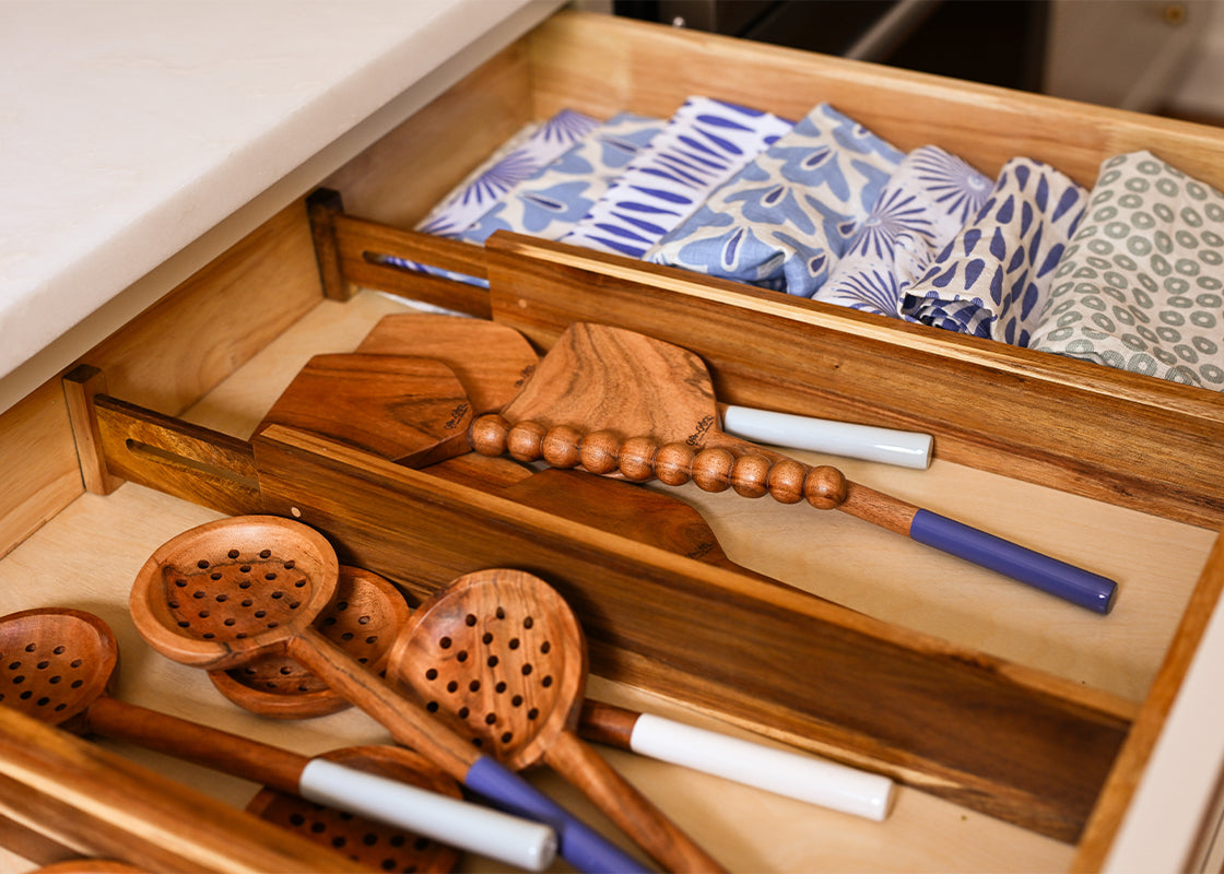 Wooden Spatula with Knobbed Handle