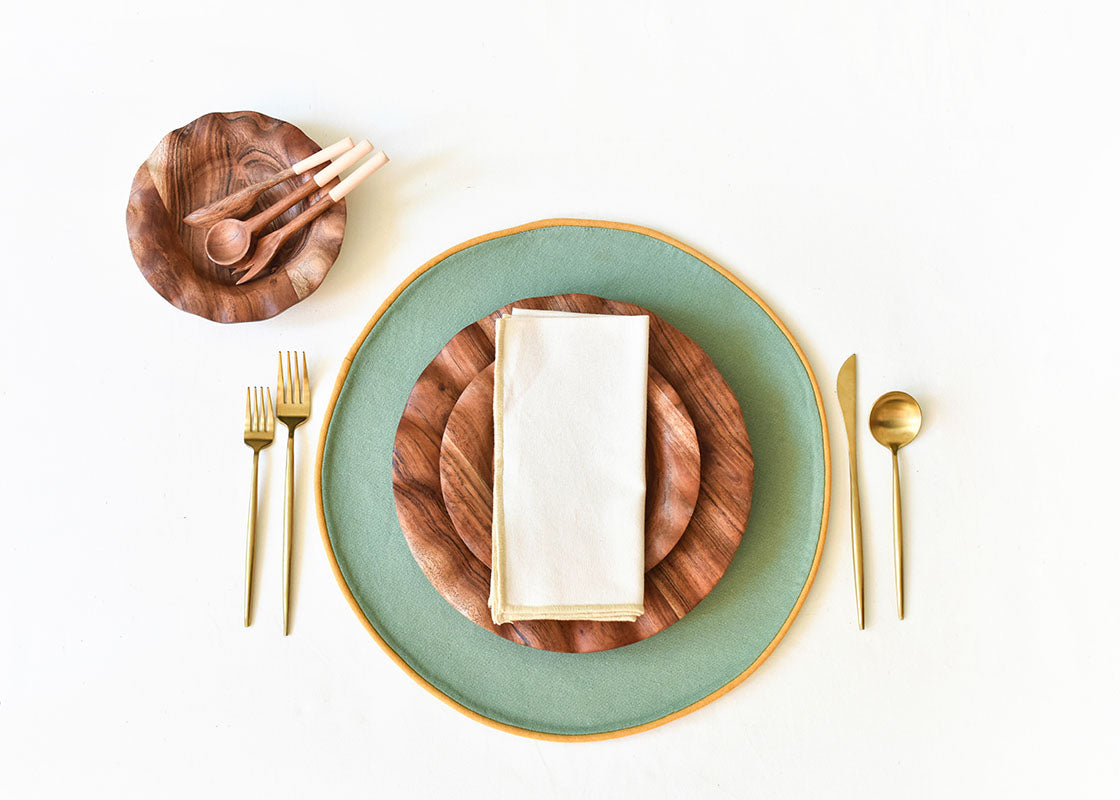 Overhead View of Place Setting from Fundamentals Collection
