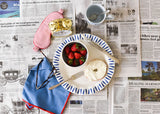 Color Block French Blue and Red Napkin, Set of 4