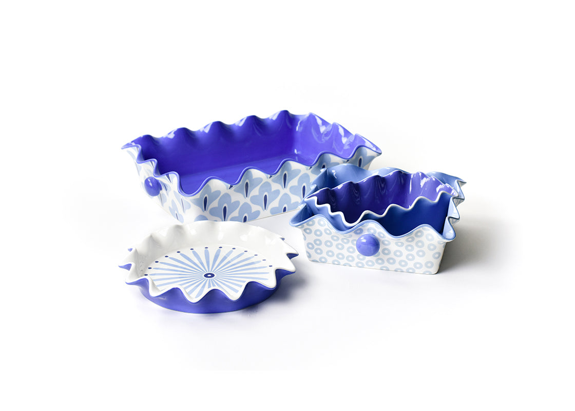 Iris Blue Essential Bakeware 4 Piece Set