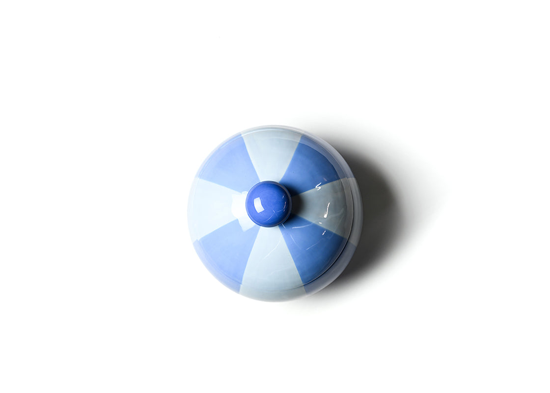 French Blue Pirouette Large Lollipop Jar