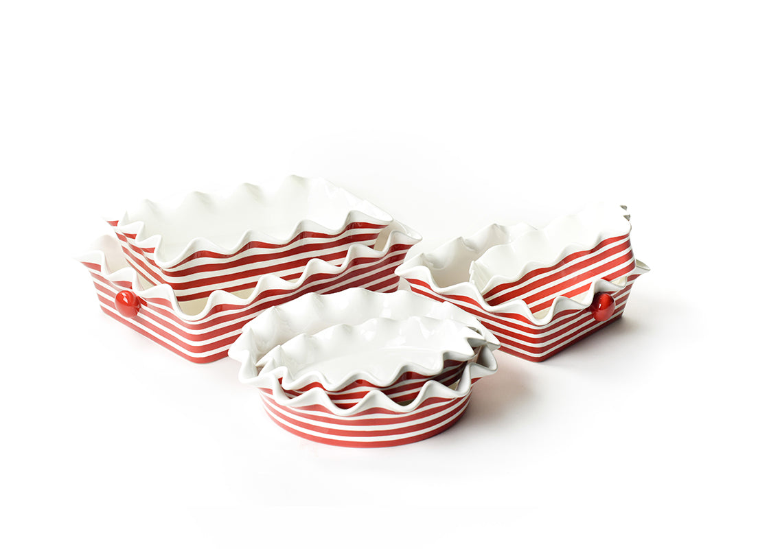 Red Stripe Core Bakeware 6 Piece Set