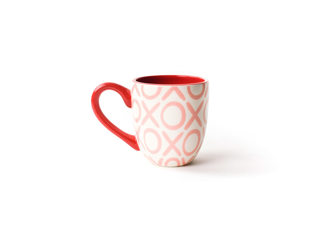 Front View of XOXO Mug Showcasing Design Details