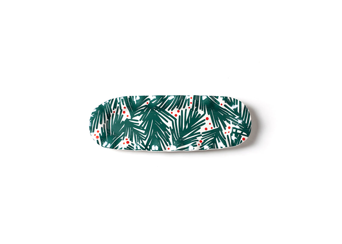 Overhead View of Balsam Ruffle Skinny Tray