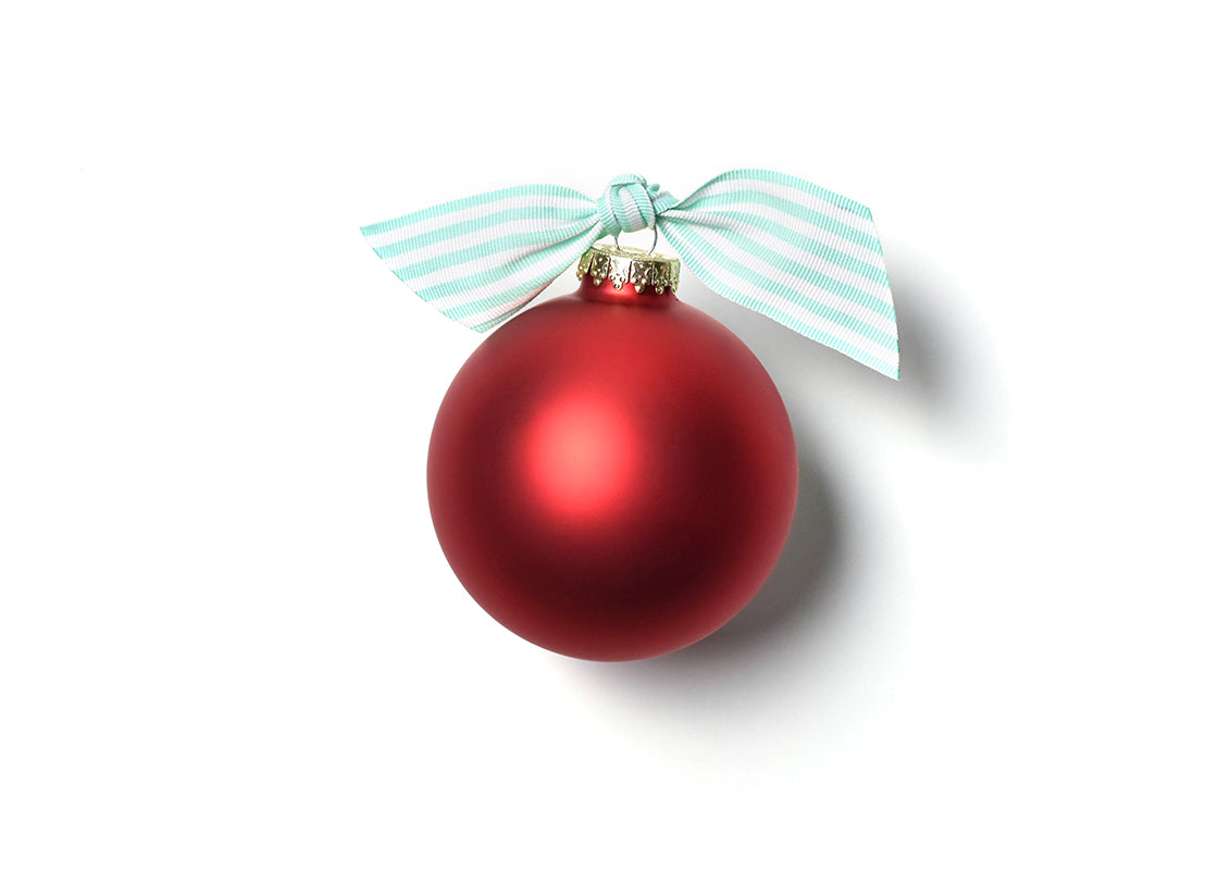 Back View of Empty Nesters Glass Ornament