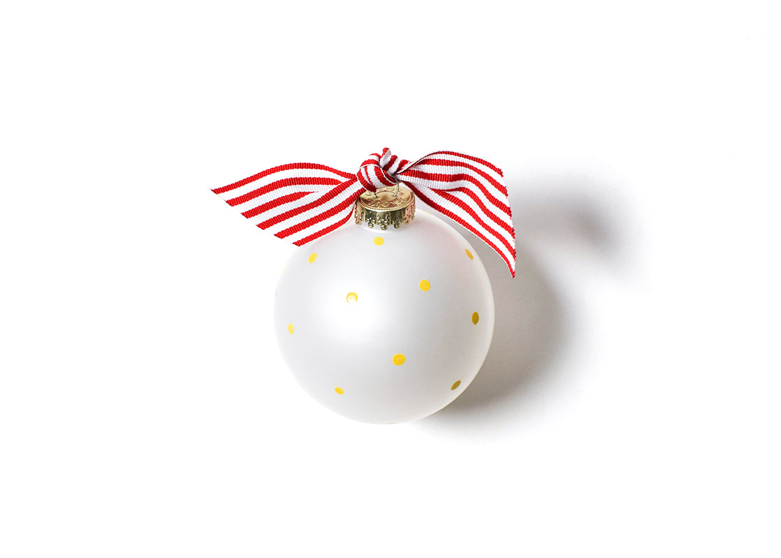 Back View of Superhero Girl Glass Ornament Showing Design Details