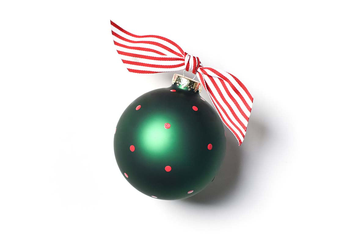Back View of Balsam Noel Glass Ornament Showing Design Details