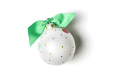Personalization Available on Layered Dot Happy Holidays Ornament