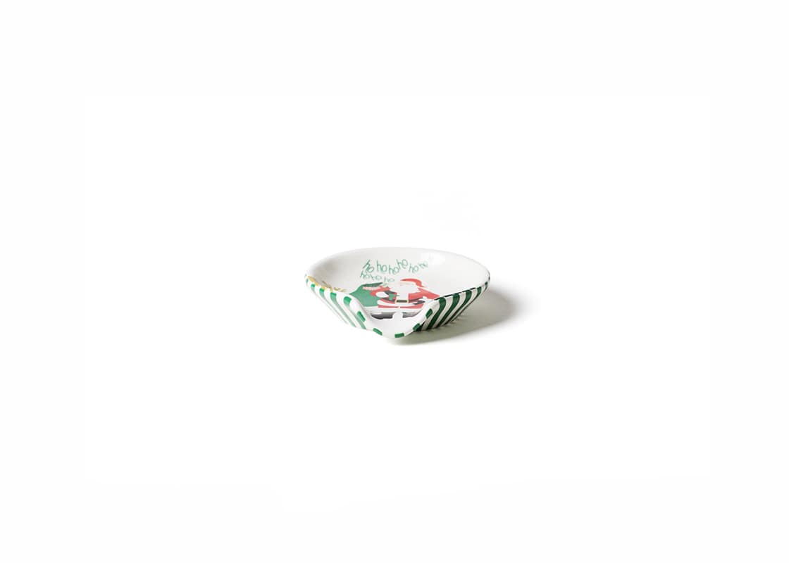 Front View of Santa on the Rooftop Spoon Rest