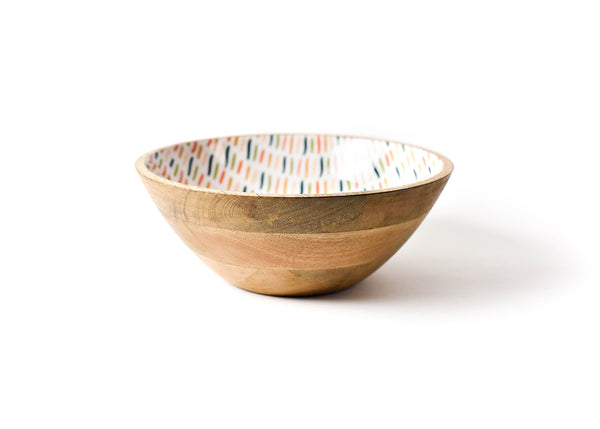 Feathered Wood Bowl