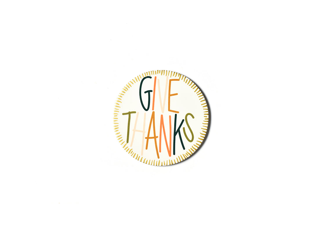 Overhead View of Dusk Give Thanks Round Trivet