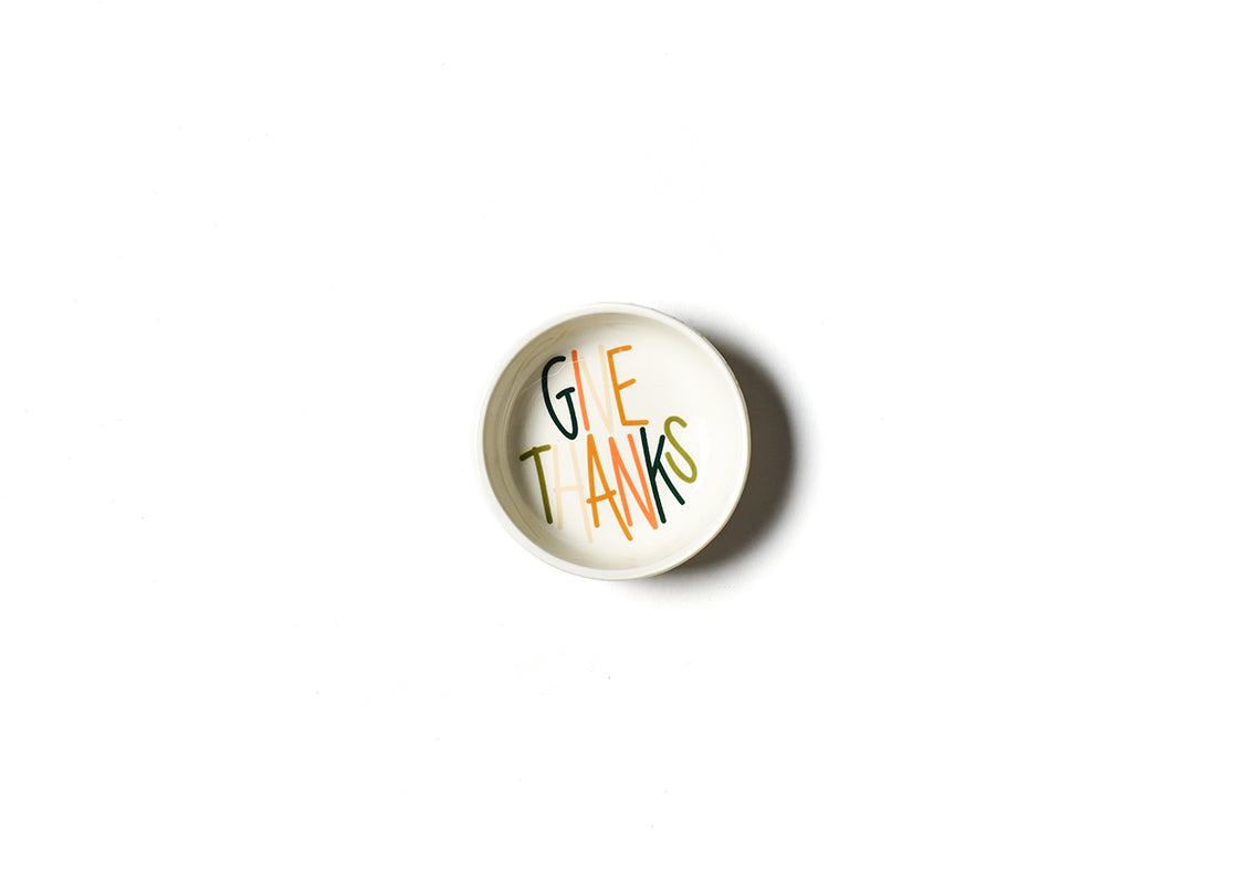 Interior view of Dusk Give Thanks Round Dipping Bowl Showcasing Design Details on Inside