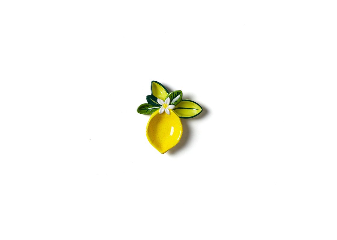 Overhead View of Lemon Trinket Dish