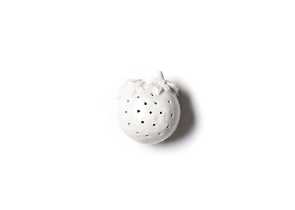 Overhead View of Orange Toothpick Holder