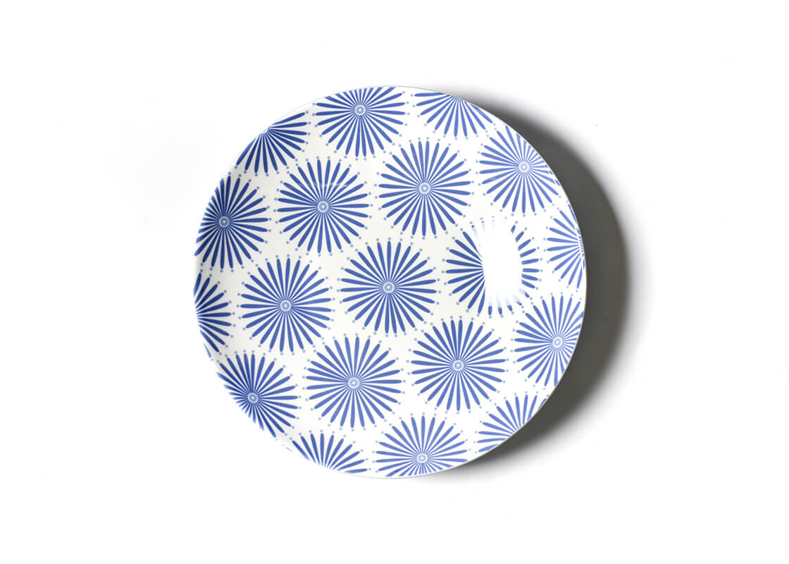 Iris Blue Burst Large Pasta Bowl