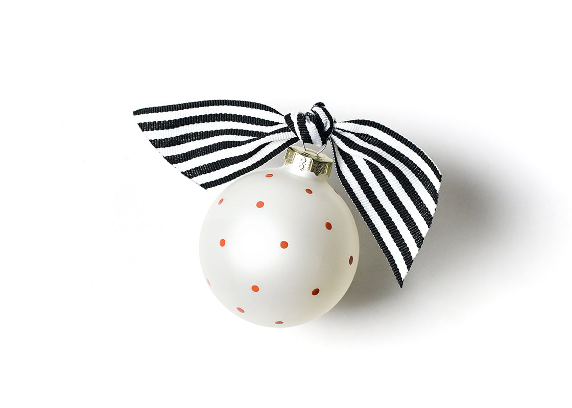 Back View of Wrinkly Pet Dog Portrait Glass Ornament Showing Design Details