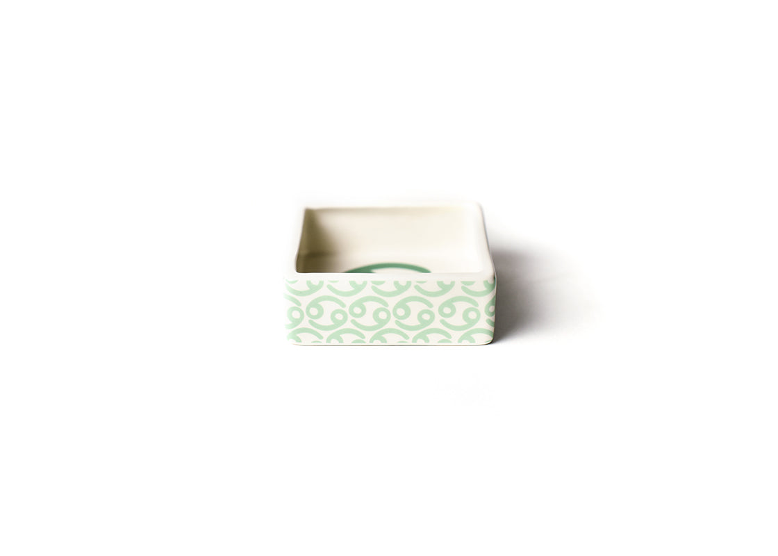 Front View of Zodiac Cancer Trinket Dish