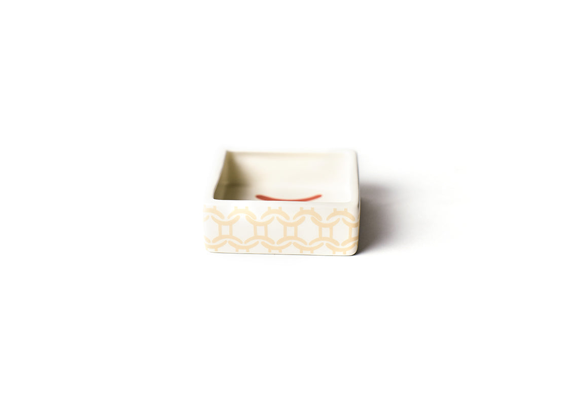 Front View of Zodiac Gemini Trinket Dish