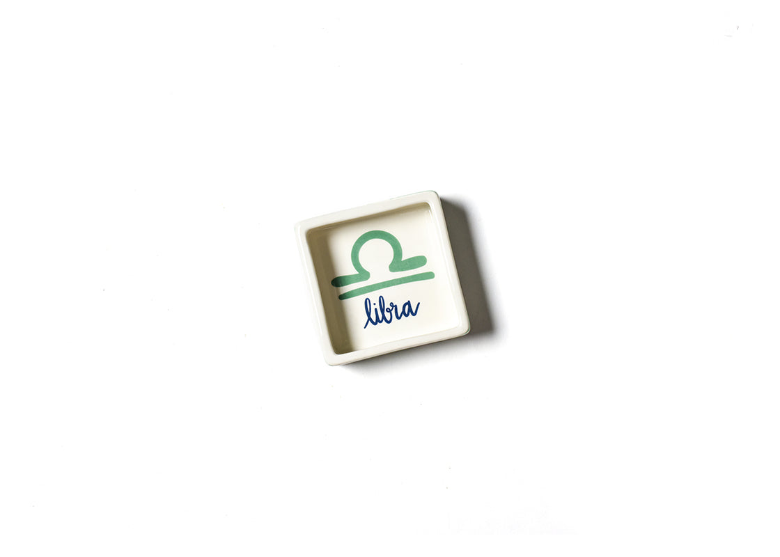 Overhead View of Zodiac Libra Trinket Dish