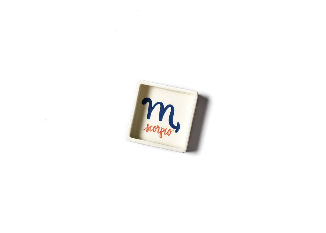 Overhead View of Zodiac Scorpio Trinket Dish