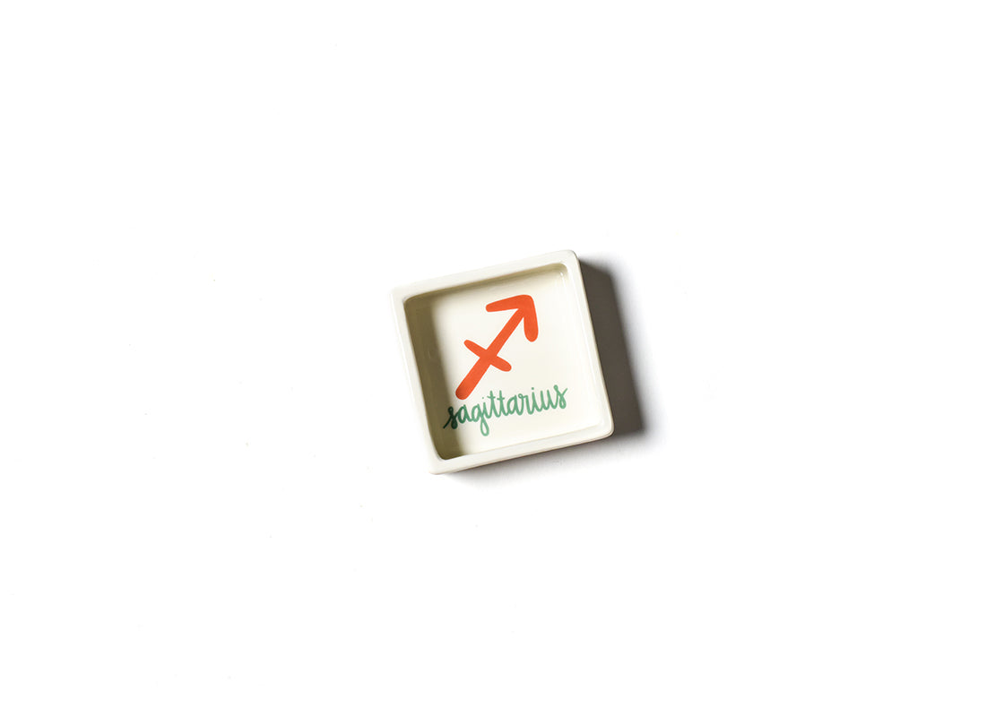 Overhead View of Zodiac Sagittarius Trinket Dish