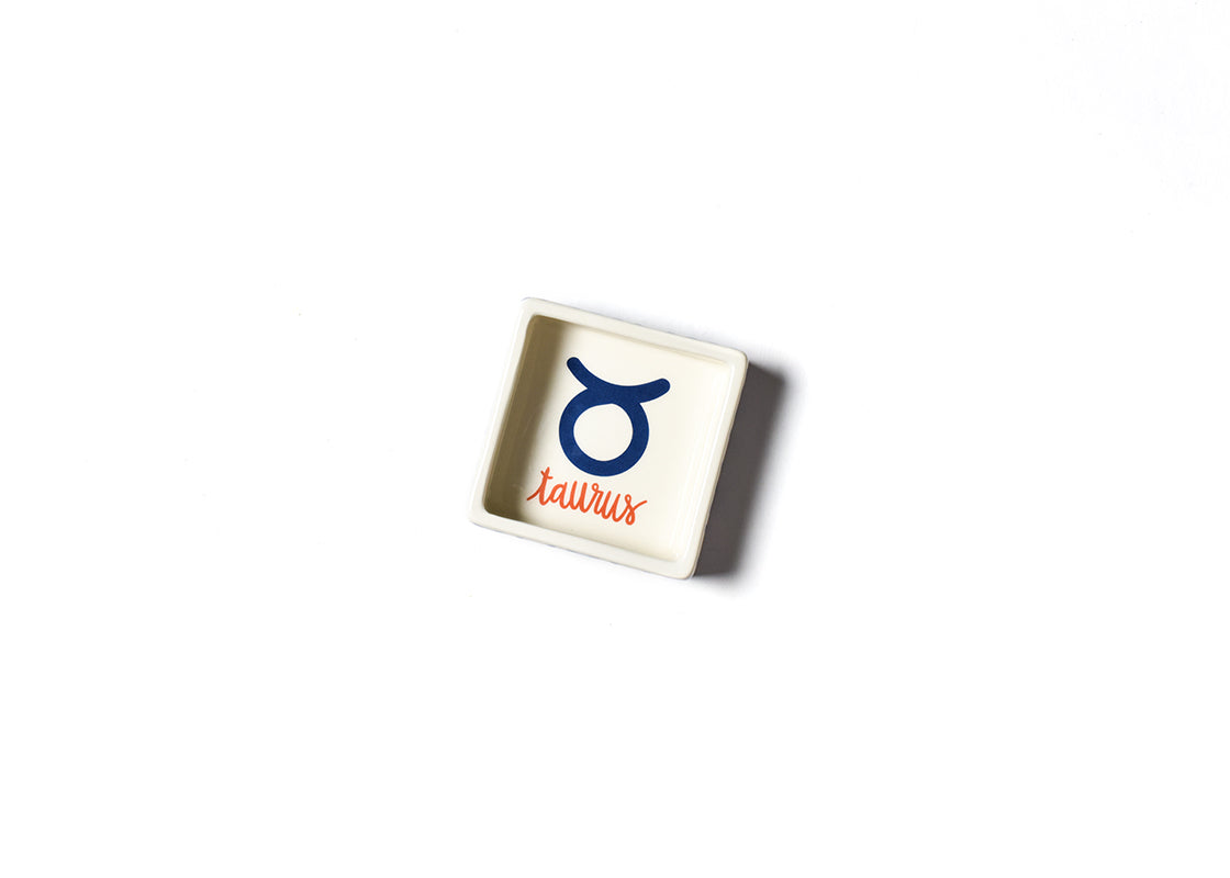 Overhead View of Zodiac Taurus Trinket Dish