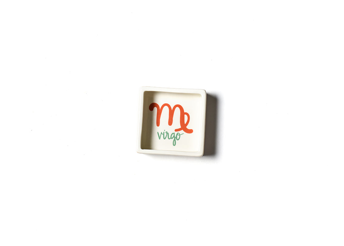 Overhead View of Zodiac Virgo Trinket Dish