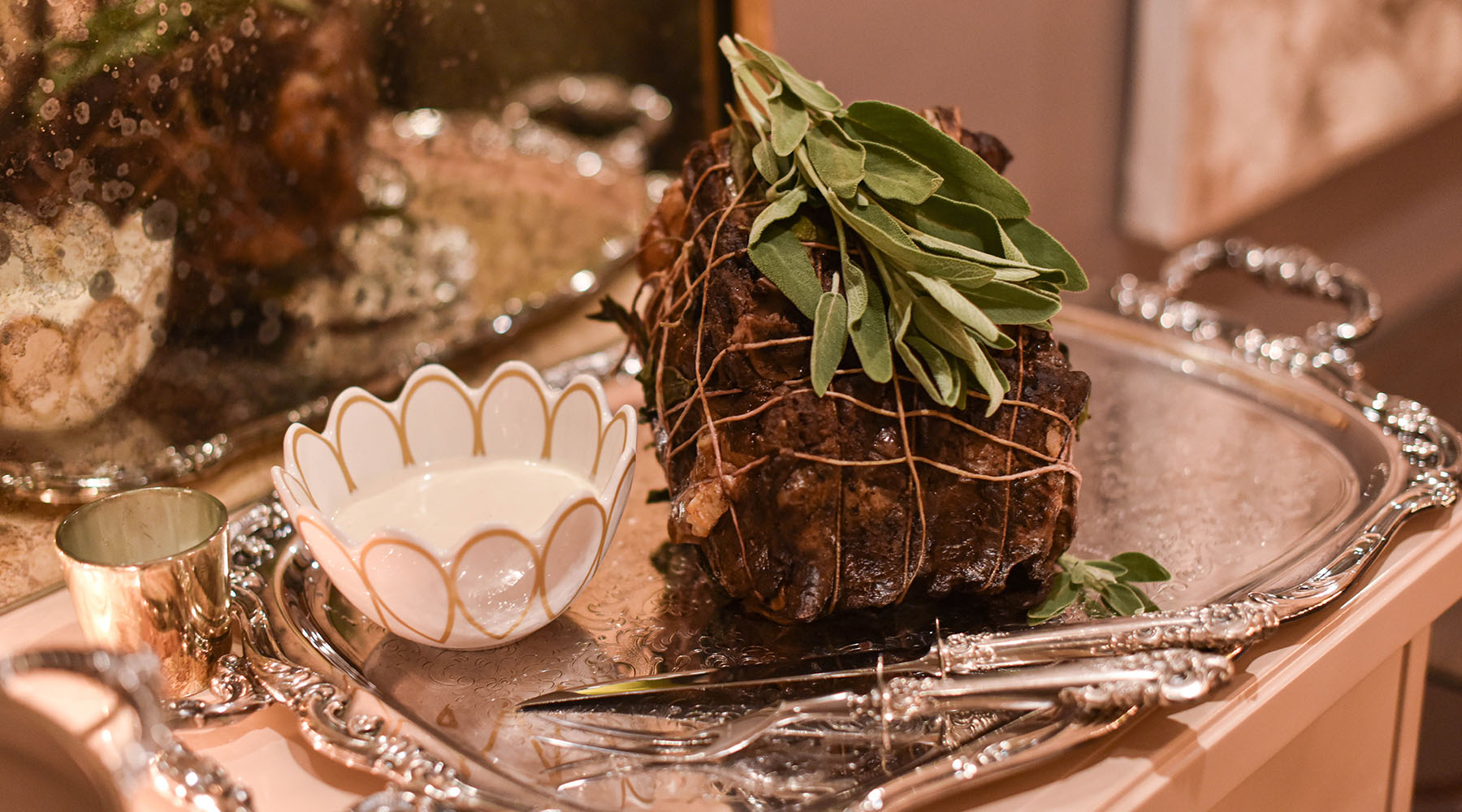 Sage Crusted Rib Roast Recipe