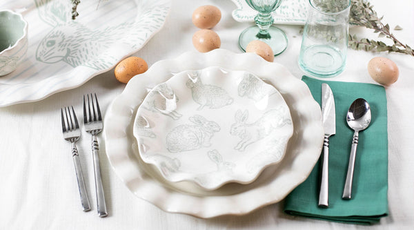 Hop into Spring with a Table Setting for Easter