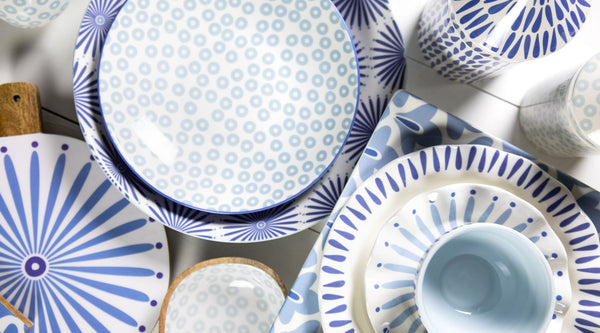 Feel Inspired to Set a Beautiful Table with the Iris Blue Collection