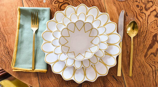 Set a Table You Love with Gold Dishes