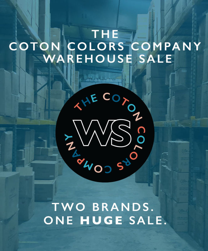 2023 Warehouse Sale Coton Colors by Laura Johnson