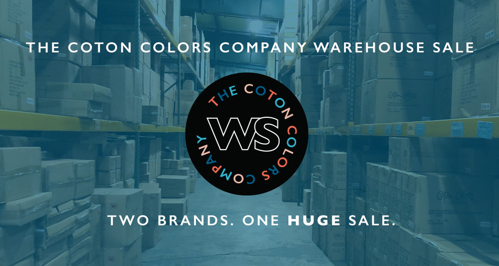 2023 Warehouse Sale Coton Colors by Laura Johnson