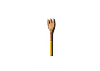 Brass Fundamental Wood Appetizer Fork