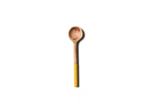 Brass Fundamental Wood Appetizer Spoon