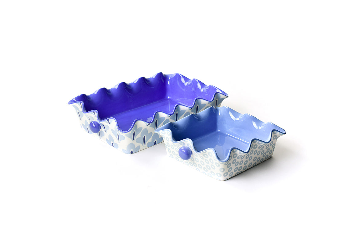 Iris Blue Casserole 2 Piece Set