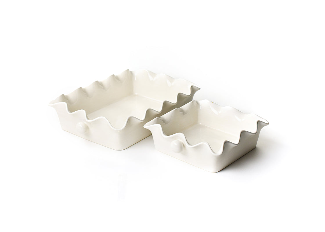 Signature White Casserole 2 Piece Set