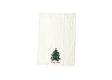 Small Linen Hand Towel with Balsam and Berry Tree Design
