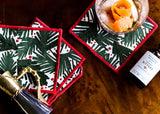Linen Balsam and Berry Holiday Cocktail Napkins