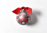 Front of All I Want For Christmas Is You Christmas Ornament 