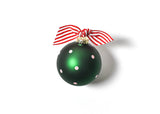 Use Back Side of My First Christmas Ornament Green Ornament for Personalization