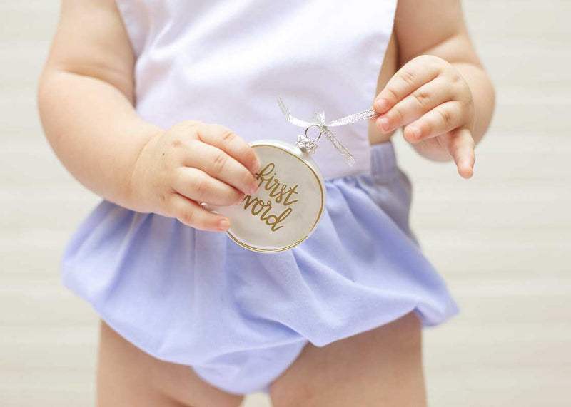 First Word Ornament from Baby's First Milestones