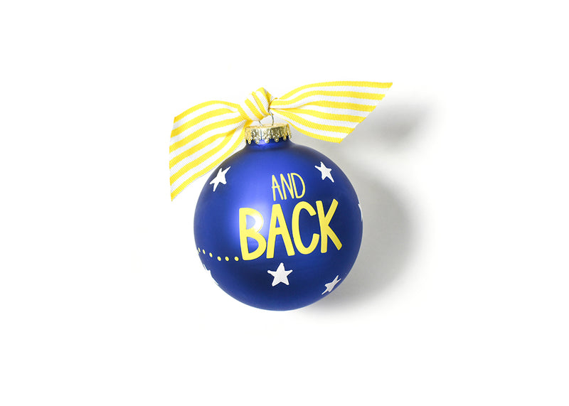 Personalization Available on I Love You To The Moon And Back Ornament
