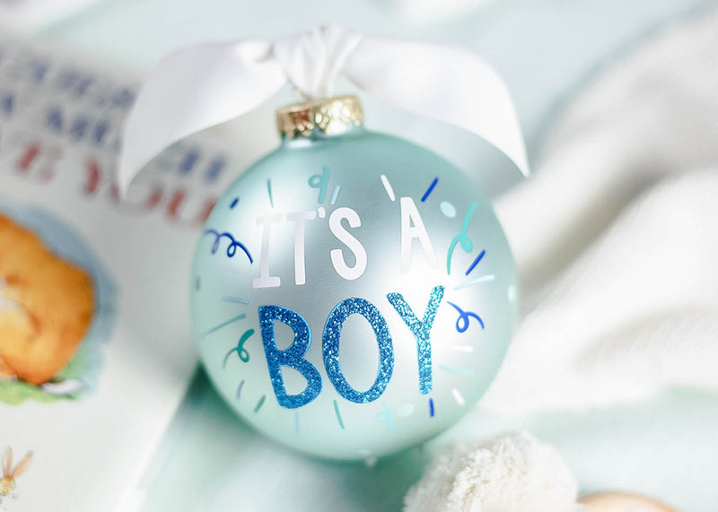 Close Up It's a Boy Ornament